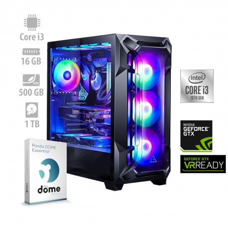 Osebni računalnik ANNI GAMER Casual / i3-10100F / GTX 1050 Ti / NVMe / HDD / GX7