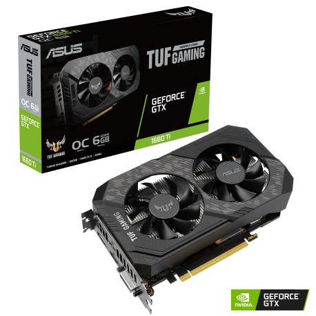 Grafična kartica GeForce GTX 1660 Ti 6GB Asus TOP Edition