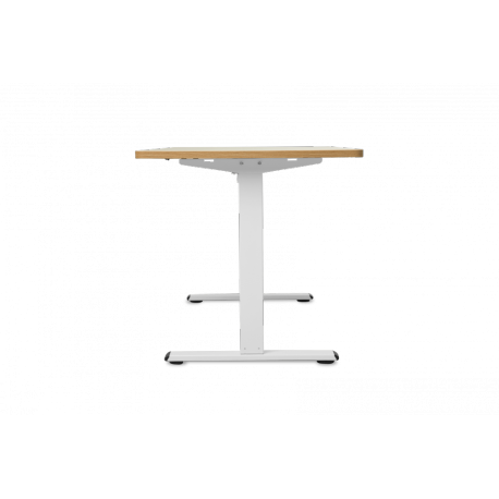 Ergonomska miza Ergovision Clever, bela/javor