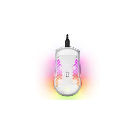 Miška SteelSeries Aerox 3 snow bela