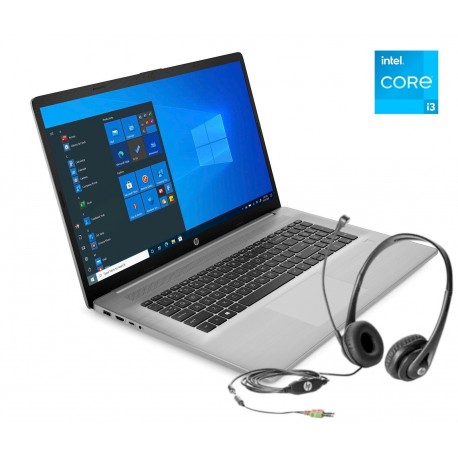 Prenosnik HP 470 G8 i3-1125G4, 8GB, SSD 256GB, W10H + Slušalke HP Business v2