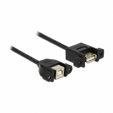 Podaljšek USB A-B 1m Delock  vgradni črn 8519207
