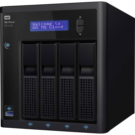 WD My Cloud Pro PR4100 24TB 4Bay NAS, WDBNFA0240KBK-EESN