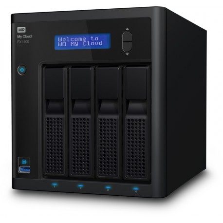 WD My Cloud EX4100 56TB NAS 4-Bay, WDBWZE0560KBK-EESN