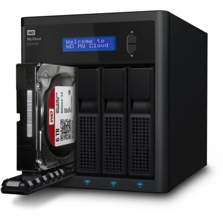 WD My Cloud EX4100 56TB NAS 4-Bay, WDBWZE0560KBK-EESN