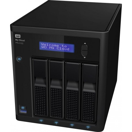 WD My Cloud Pro PR4100 32TB 4Bay NAS, WDBNFA0320KBK-EESN