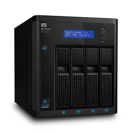 WD My Cloud Pro PR4100 32TB 4Bay NAS, WDBNFA0320KBK-EESN