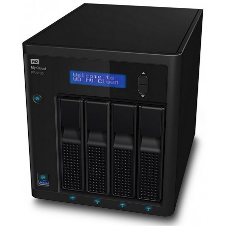 WD My Cloud Pro PR4100 40TB 4Bay NAS, WDBNFA0400KBK-EESN