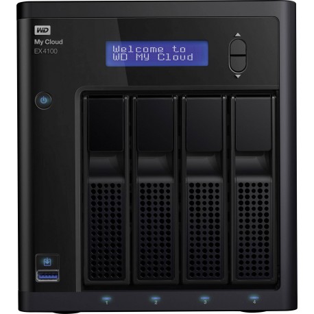 WD My Cloud EX4100 24TB NAS 4-Bay, WDBWZE0240KBK-EESN