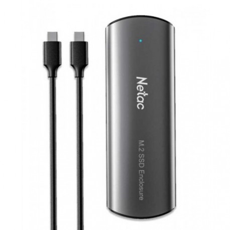 Zunanje ohišje SSD M.2 NVMe 2230-2280 USB A+C v USB-C, aluminij, NETAC WH31