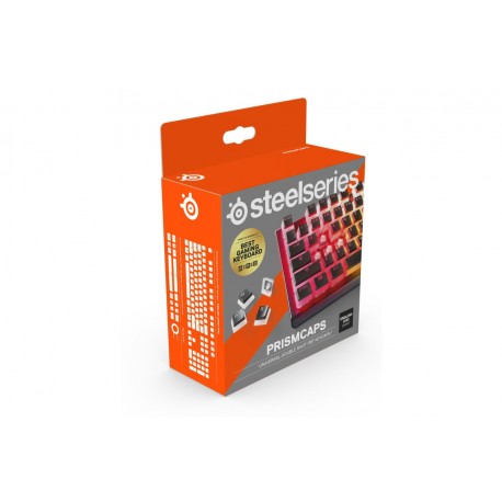 Steelseries Prism PBT tipke (US) - prozorno/črne