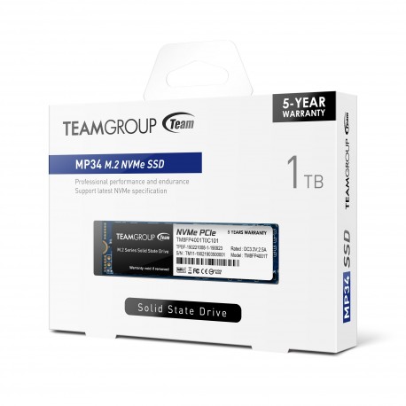 SSD disk 1TB NVMe Teamgroup MP34, TM8FP4001T0C101