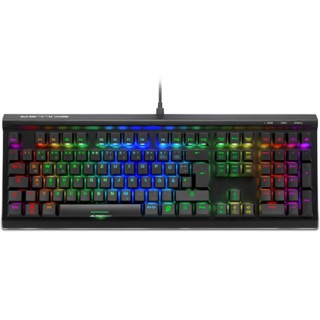Tipkovnica SHARKOON SKILLER SGK60 RGB Kailh BOX Red, mehanska