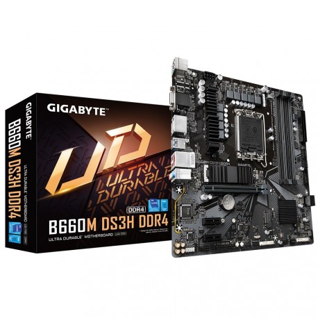 Matična plošča GIGABYTE B660M DS3H DDR4, LGA1700, mATX