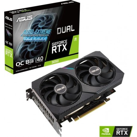 Grafična kartica ASUS GeForce RTX 3050 DUAL OC 8GB, DUAL-RTX3050-O8G