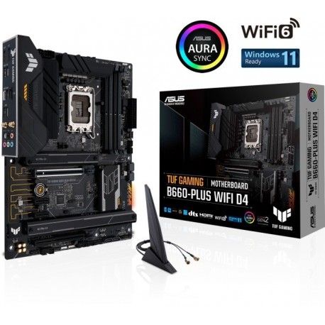 Matična plošča ASUS TUF GAMING B660-PLUS WIFI D4, DDR4, LGA1700, ATX