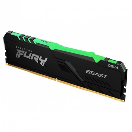 Pomnilnik DDR4 8GB 3000 KINGSTON Fury Beast RGB, KF430C15BBA/8