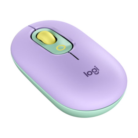 Miška Logitech POP z EMOJI, Bluetooth, mint