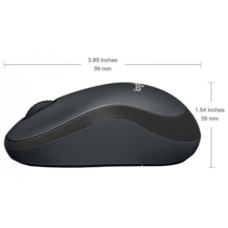 Miška brezžična optična Logitech M220 Silent, črna -DEMO