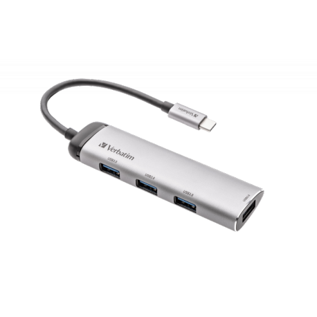 USB hub Verbatim USB-C na 4x USB 3.2 49147