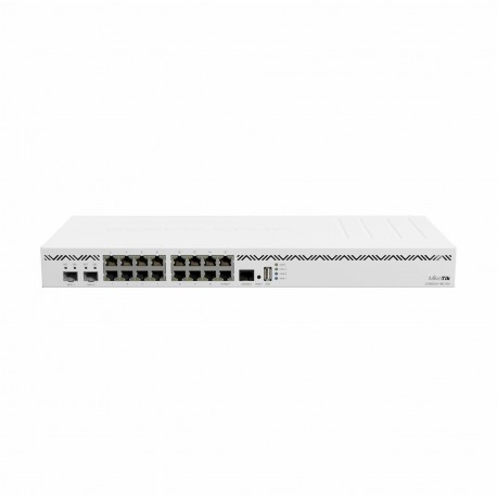 Usmerjevalnik 16xRJ45 10/100/1000 +2x SFP+ 48cm CCR2004-16G-2S+ Mikrotik