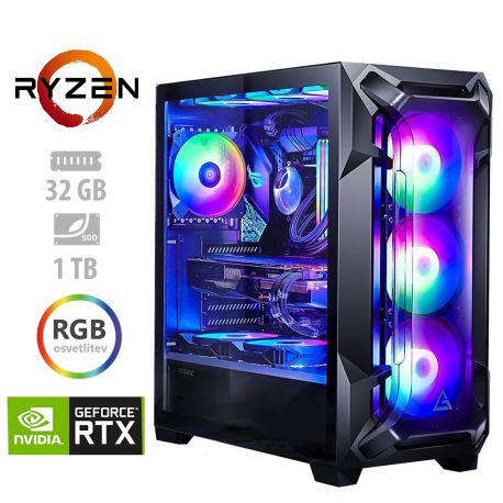 Osebni računalnik ANNI Gamer Extreme R5-5600X / RTX 3070 / 32 GB / NVMe / GX7