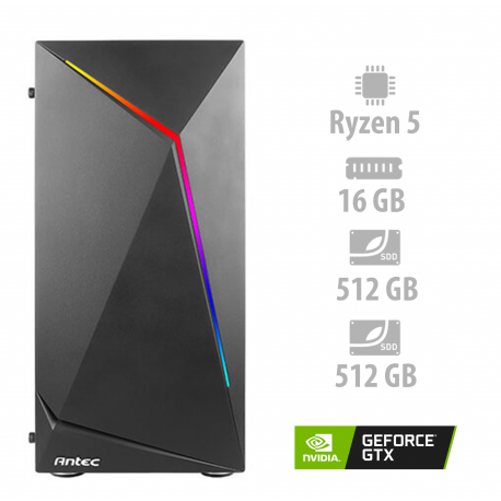 Osebni računalnik ANNI Gamer Advanced R5-3600 / GTX 1050 Ti / SSD / NVMe
