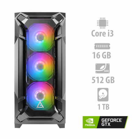 Osebni računalnik ANNI GAMER Casual / i3-10100F / GTX 1050 Ti / NVMe / HDD / GX7
