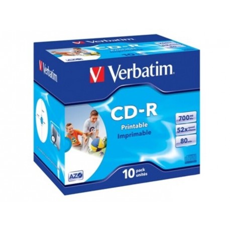 Mediji CD-R 700MB 52x Verbatim WIJP JC10 (43325)