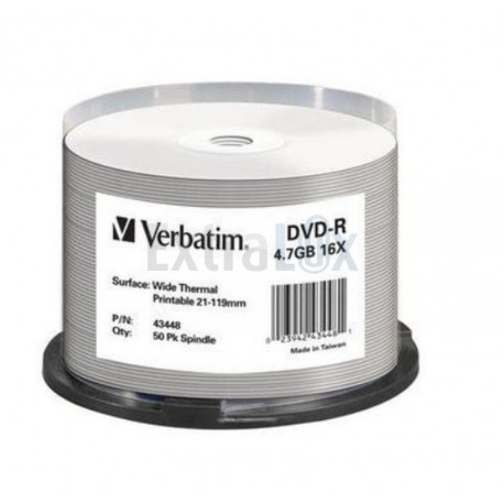 Mediji DVD-R 16x Verbatim 43755 Thermal printable