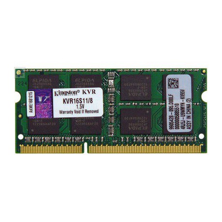 Pomnilnik za prenosnik DDR3 8GB 1600MHz 1.5V Kingston (KVR16S11/8)