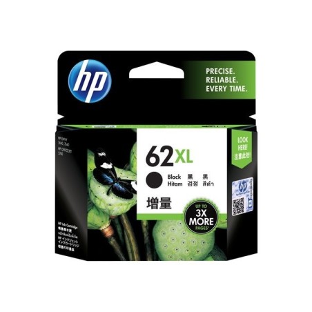 Črnilo HP 62XL, črna
