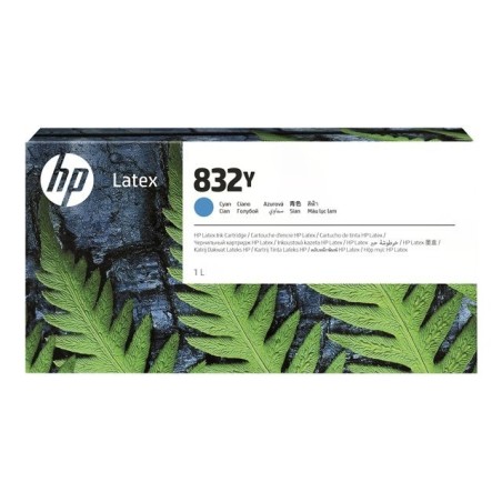 Črnilo HP 832Y 1L Cyan Latex Ink Cartridge