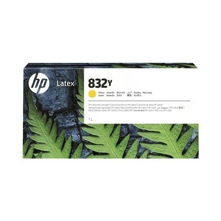 Črnilo HP 832Y 1L Yellow Latex Ink Cartridge