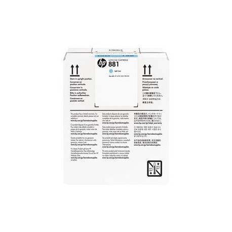 Črnilo HP 881 5-liter Light Cyan Latex Ink Cartridge