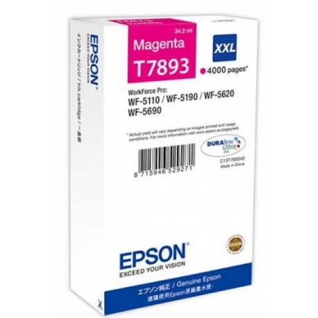 ČRNILO EPSON MAGENTA XXL ZA WFPro 5620DWF, 5110DW