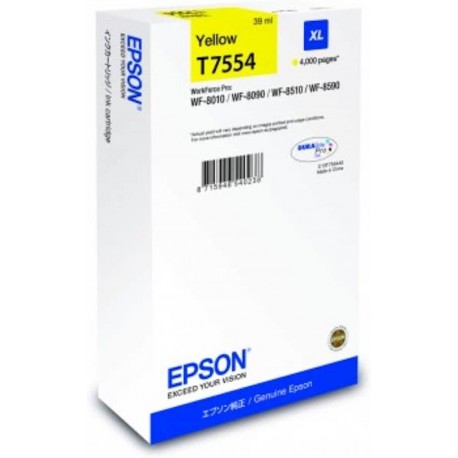 ČRNILO EPSON RUMENA XL ZA WF-8090/WF-8590 ZA 4.000 STRANI