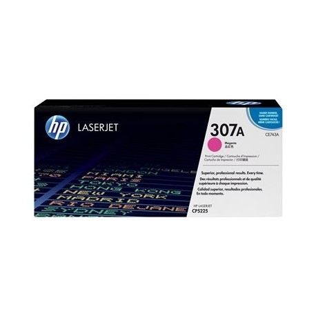 Toner HP Colour LaserJet CE743A original toner cartridge magenta standard capaci