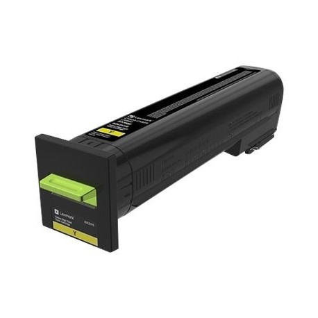 Toner LEXMARK Toner High Yield Corporate Yellow for CX820 CX825 CX860 17k