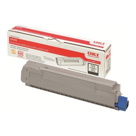 Toner OKI C8600 C8800 toner cartridge black standard capacity 6.000 pages 1-pack