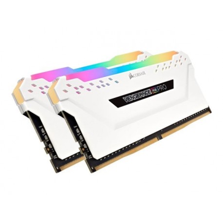 Pomnilnik DDR4 16GB (2x8GB) 3600 CORSAIR Vengeance RGB Pro White Heat Spreader