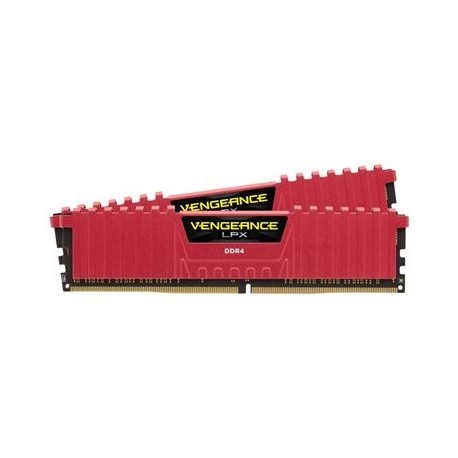 Pomnilnik DDR4 32GB (2x16GB) 2666 CORSAIR Vengenace LPX Red heatspreader
