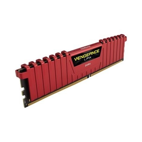 Pomnilnik DDR4 8GB (1x8GB) 2666 CORSAIR Vengeance LPX red Heatspreader