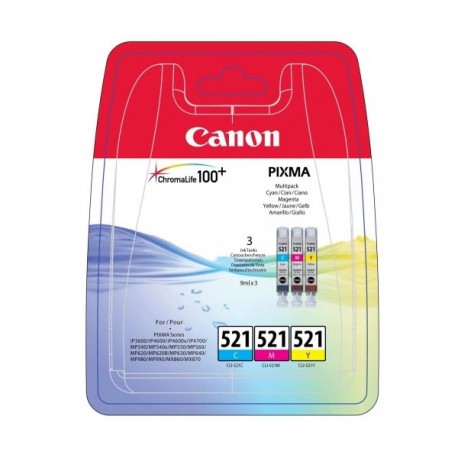 Črnilo CANON Multipack CLI-521 C/M/Y