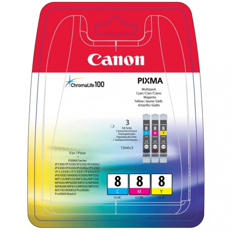 Črnilo CANON Multipack CLI-8 (C/M/Y)