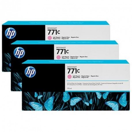 Črnilo HP 771C original ink cartridge light magenta standard capacity 3 x 775ml