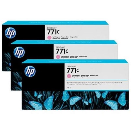 Črnilo HP 771C original ink cartridge light magenta standard capacity 3 x 775ml