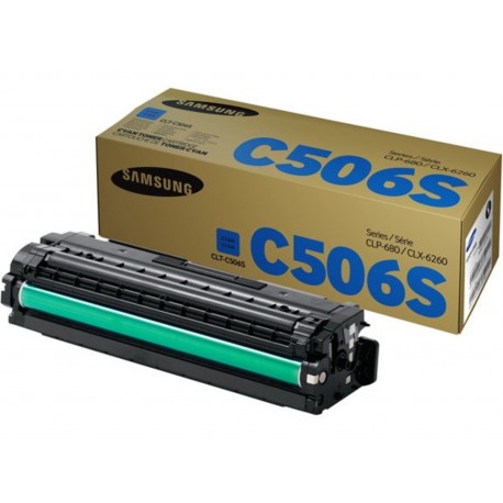Toner SAMSUNG CLT-C506S/ELS Cyan Toner Cartridge