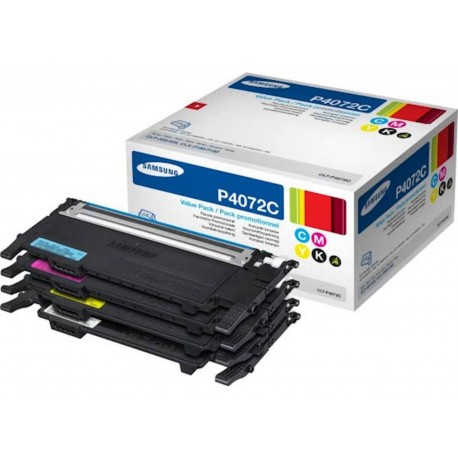 Toner SAMSUNG CLT-P4072C/ELS 4-pk CYMK Toner Cartridge