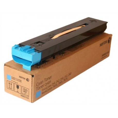 Xerox Cyan Toner DC 250/40 in WC 7655/7665/7675, 2 x 30.000 kopij, 006R01452